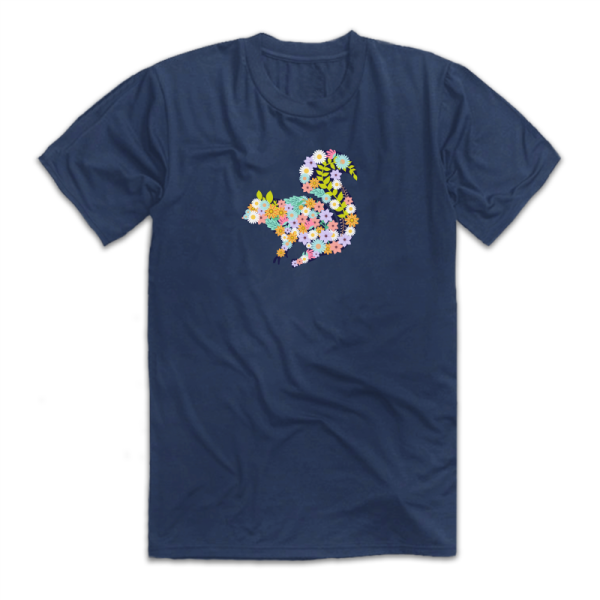 Тениска с цветен принт BLOSSOM Тениска с цветен принт BLOSSOM