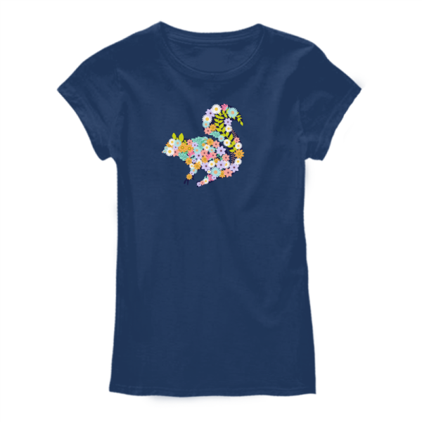 Дамска тениска с цветен принт BLOSSOM Дамска тениска с цветен принт BLOSSOM