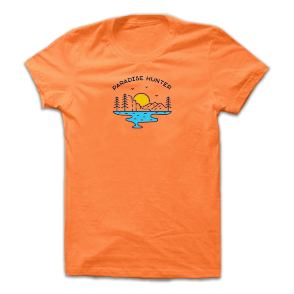 Тениска с цветен принт PARADISE HUNTER Тениска с цветен принт PARADISE HUNTER