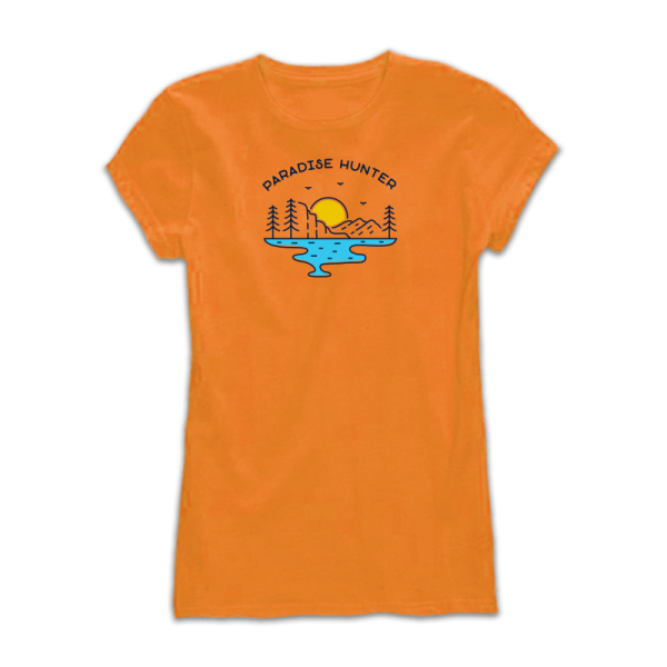 Дамска тениска с цветен принт PARADISE HUNTER Дамска тениска с цветен принт PARADISE HUNTER