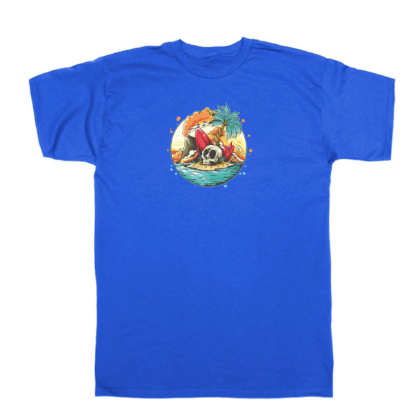 Тениска с цветен принт SUMMER Тениска с цветен принт SUMMER