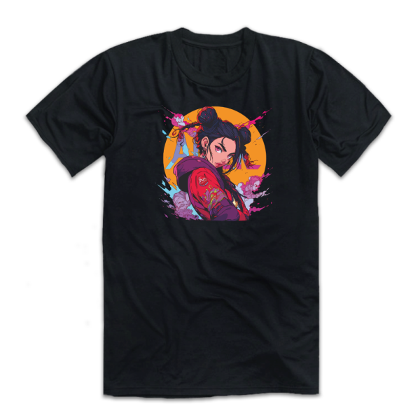 Тениска с цветен принт AIKO Тениска с цветен принт AIKO