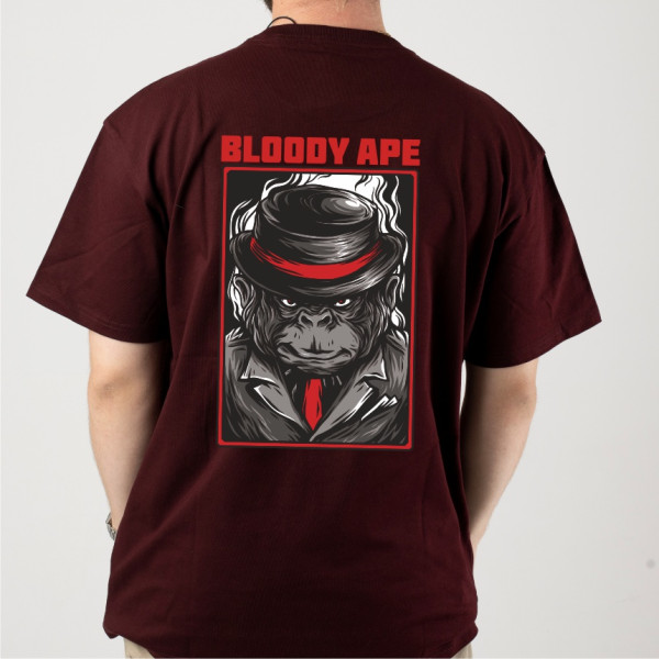 Тениска с цветен принт BLOODY APE Тениска с цветен принт BLOODY APE