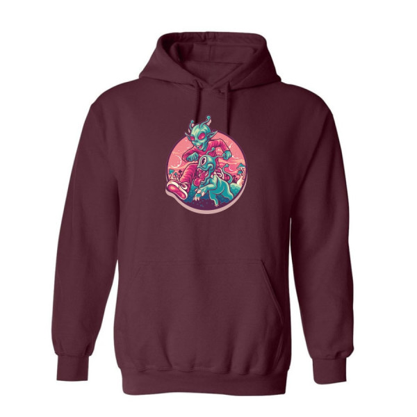 Суичър с щампа HAPPY ALIENS Суичър с щампа HAPPY ALIENS