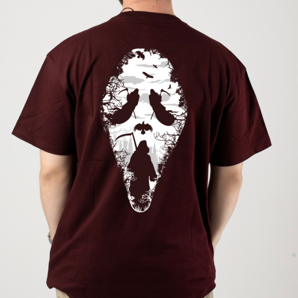 Тениска с цветен принт SCARY Тениска с цветен принт SCARY