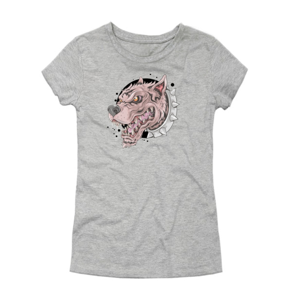 Дамска тениска с цветен принт CRAZY DOG Дамска тениска с цветен принт CRAZY DOG