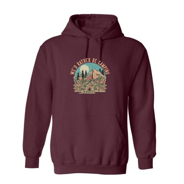 Суичър с щампа RATHER BE CAMPING Суичър с щампа RATHER BE CAMPING