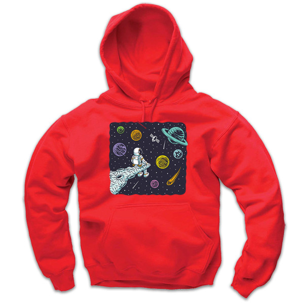 Суичър с щампа SPACE VIEW