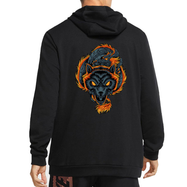 WOLF DRAGON универсален суичър с качулка