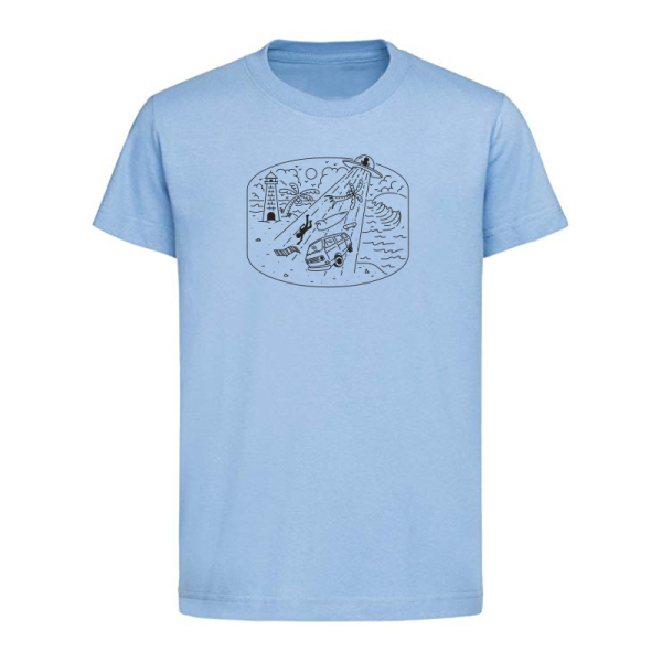 Тениска с цветен принт NO GRAVITY Тениска с цветен принт NO GRAVITY