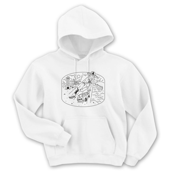 Суичър с щампа NO GRAVITY