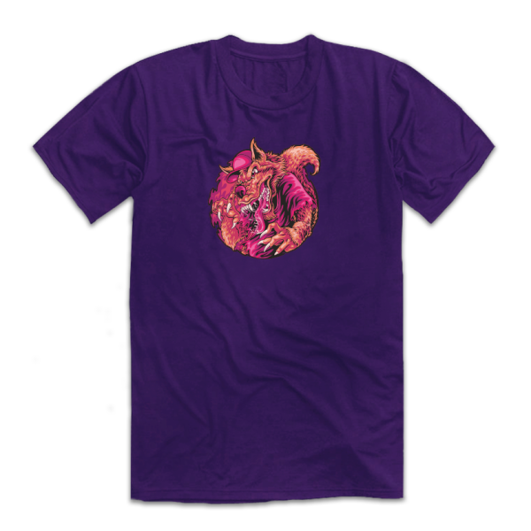 Тениска с цветен принт WOLFIE Тениска с цветен принт WOLFIE