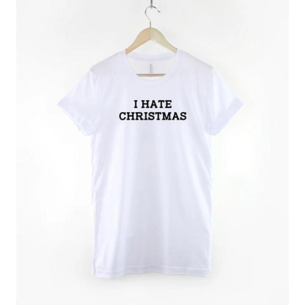 Унисекс тениска I HATE CHRISTMAS