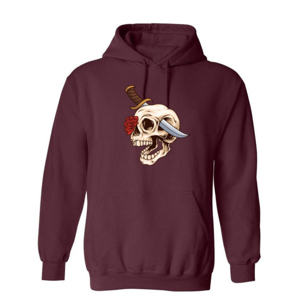 Суичър с щампа ROSE SKULL Суичър с щампа ROSE SKULL