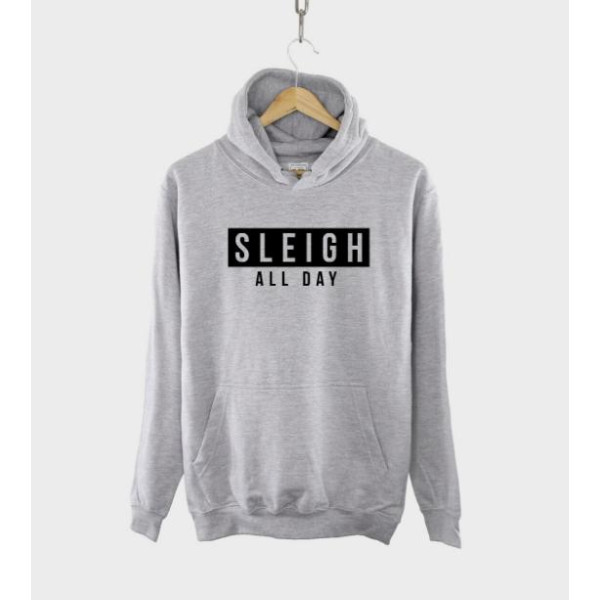 Суичър с щампа SLEIGH ALL DAY