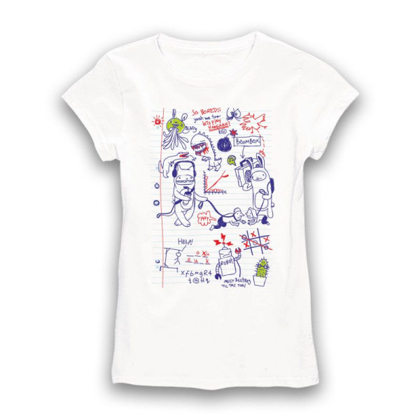 NOTEBOOK дамска тениска с директен цветен принт 