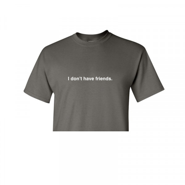 Kроп топ I DON'T HAVE FRIENDS