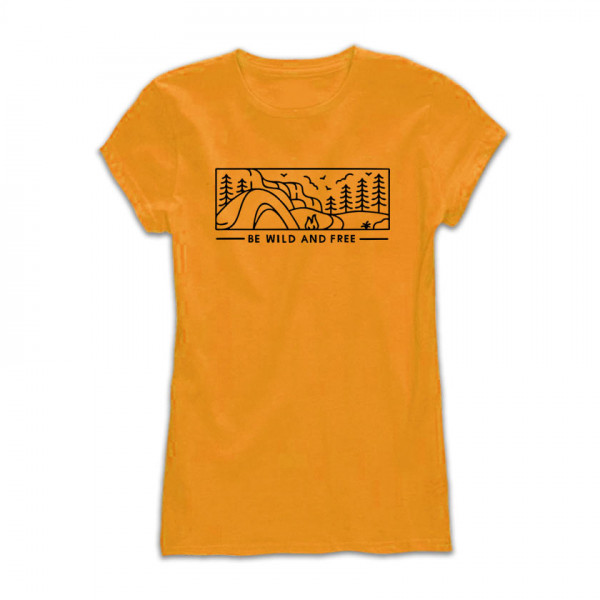 Дамска тениска с щампа BE WILD
