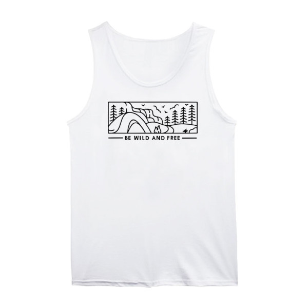 Потник с щампа BE WILD