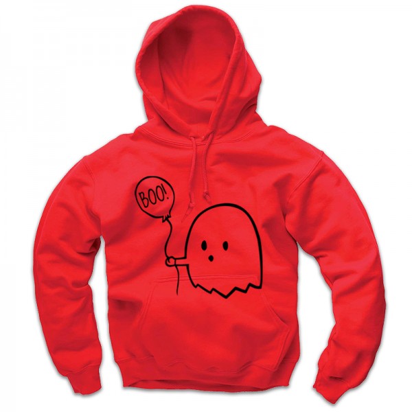 Суичър с щампа BOO