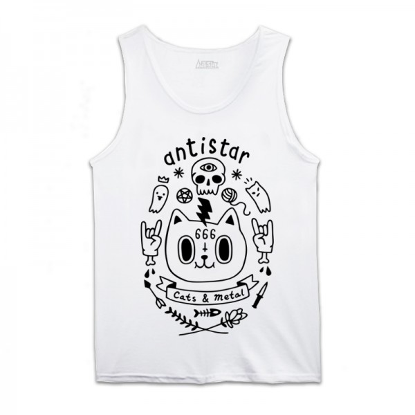 Потник с щампа CATS AND METAL