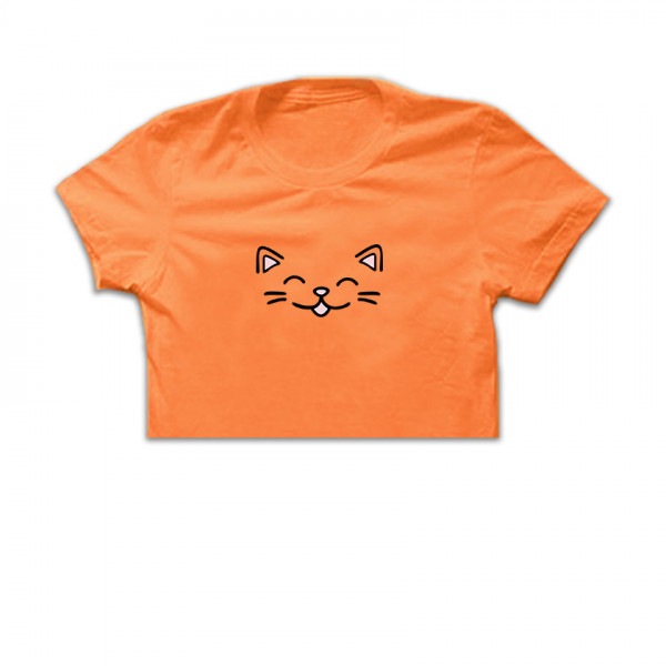 кроп топ CAT FACE