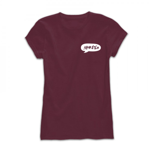 Дамска тениска с щампа COMIC SWEAR