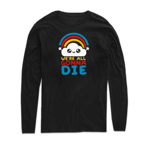 Унисекс блуза дълъг ръкав с щампа DIE Унисекс блуза дълъг ръкав с щампа DIE