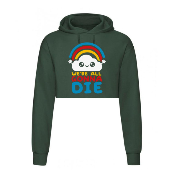 Кроп суичър DIE