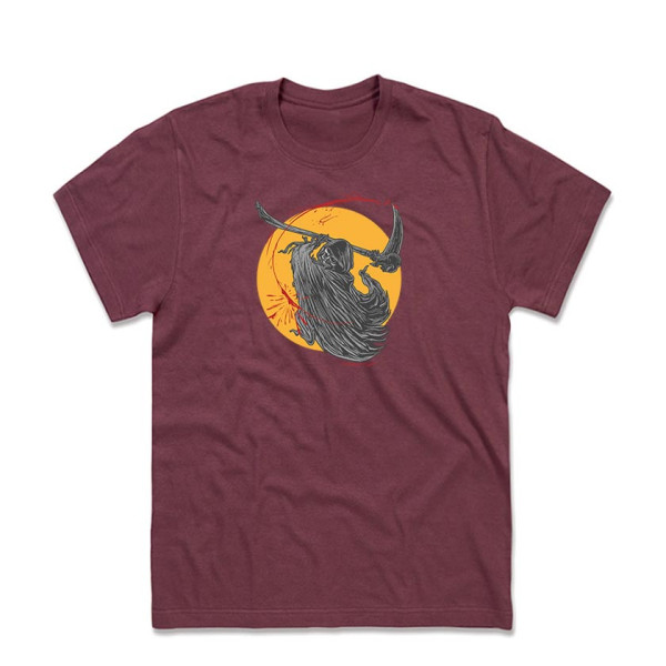 DEATH NIGHT унисекс / мъжка тениска с директен цветен принт