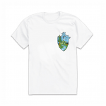 RIVER HEART унисекс / мъжка тениска с директен цветен принт 