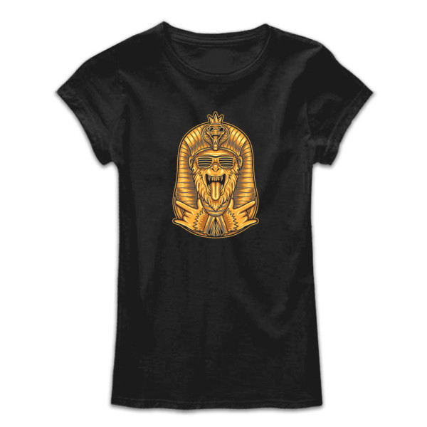 GOLDEN дамска тениска с директен цветен принт 