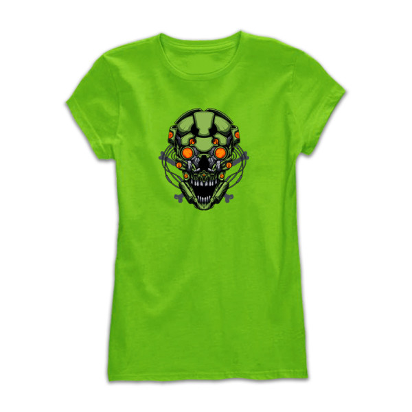 GREEN HEAD дамска тениска с директен цветен принт 