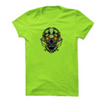 GREEN HEAD унисекс / мъжка тениска с директен цветен принт