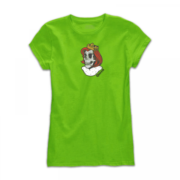 KING AND QUEEN дамска тениска с директен цветен принт 