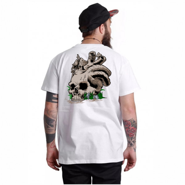 MUSHROOM HEAD  Унисекс / мъжка тениска с директен цветен принт 