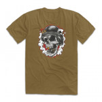 SKULL BOMB Унисекс / мъжка тениска с директен цветен принт 