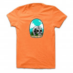 SKULL MONEY Унисекс / мъжка тениска с директен цветен принт 