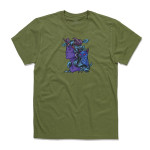 CATWOMAN унисекс / мъжка тениска с директен цветен принт