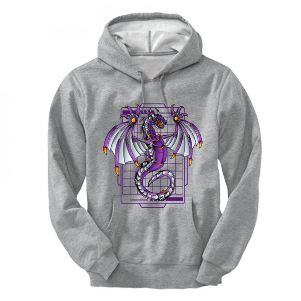 CYBER DRAGON универсален суичър с качулка и директен цветен принт CYBER DRAGON универсален суичър с качулка и директен цветен принт