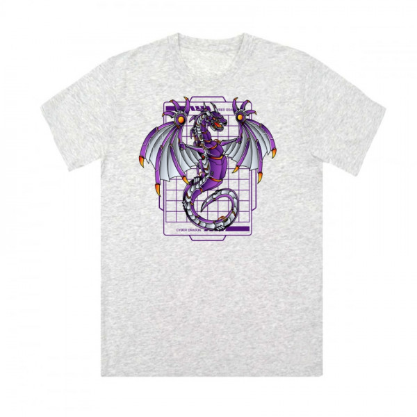 CYBER DRAGON унисекс / мъжка тениска с директен цветен принт 