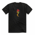 ROSE LIFE унисекс / мъжка тениска с директен цветен принт 
