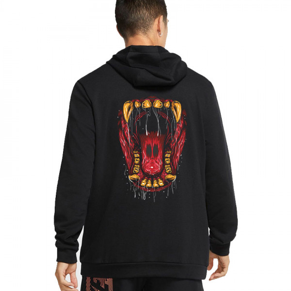 GORILLA универсален суичър с качулка и директен цветен принт на гърба