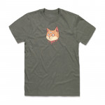 iCat унисекс / мъжка тениска с директен цветен принт 