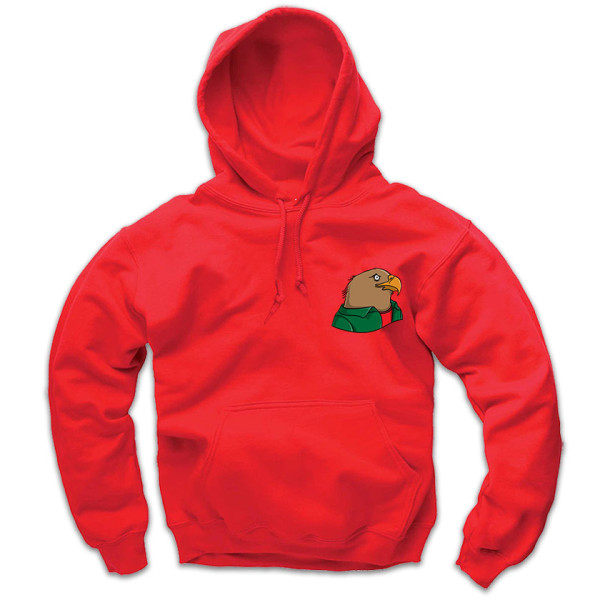 BROWN HAWK универсален суичър с качулка и директен цветен принт