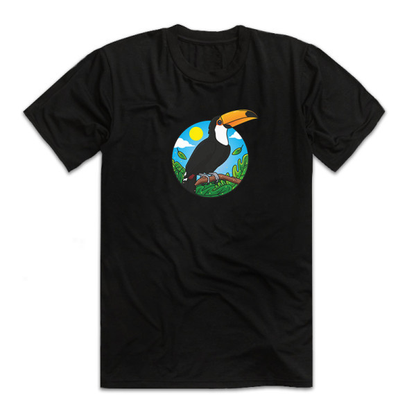 CACADU унисекс / мъжка тениска с директен цветен принт