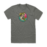 FISHY унисекс / мъжка тениска с директен цветен принт