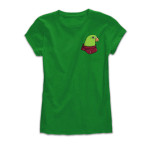 GREEN CANARY дамска тениска с директен цветен принт 