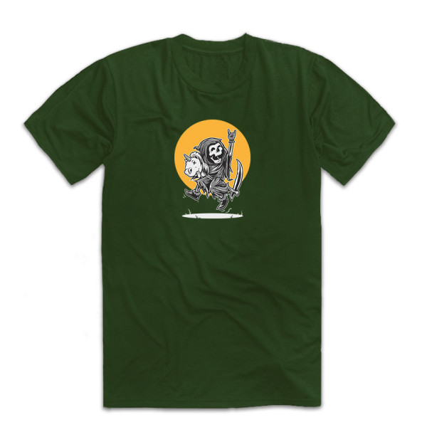 DEAD HORSE унисекс / мъжка тениска с директен цветен принт