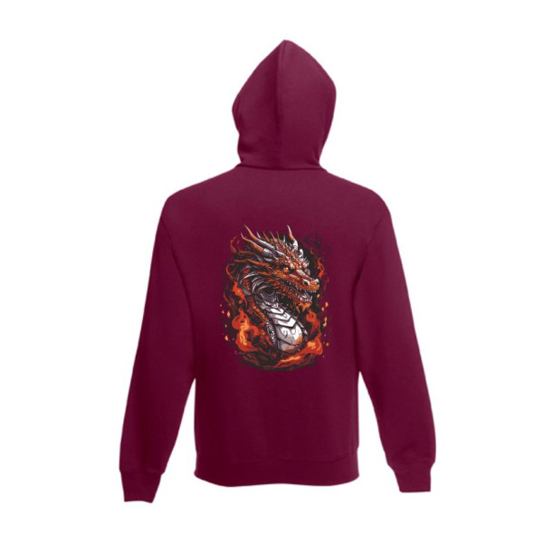 RED DRAGON универсален суичър с качулка